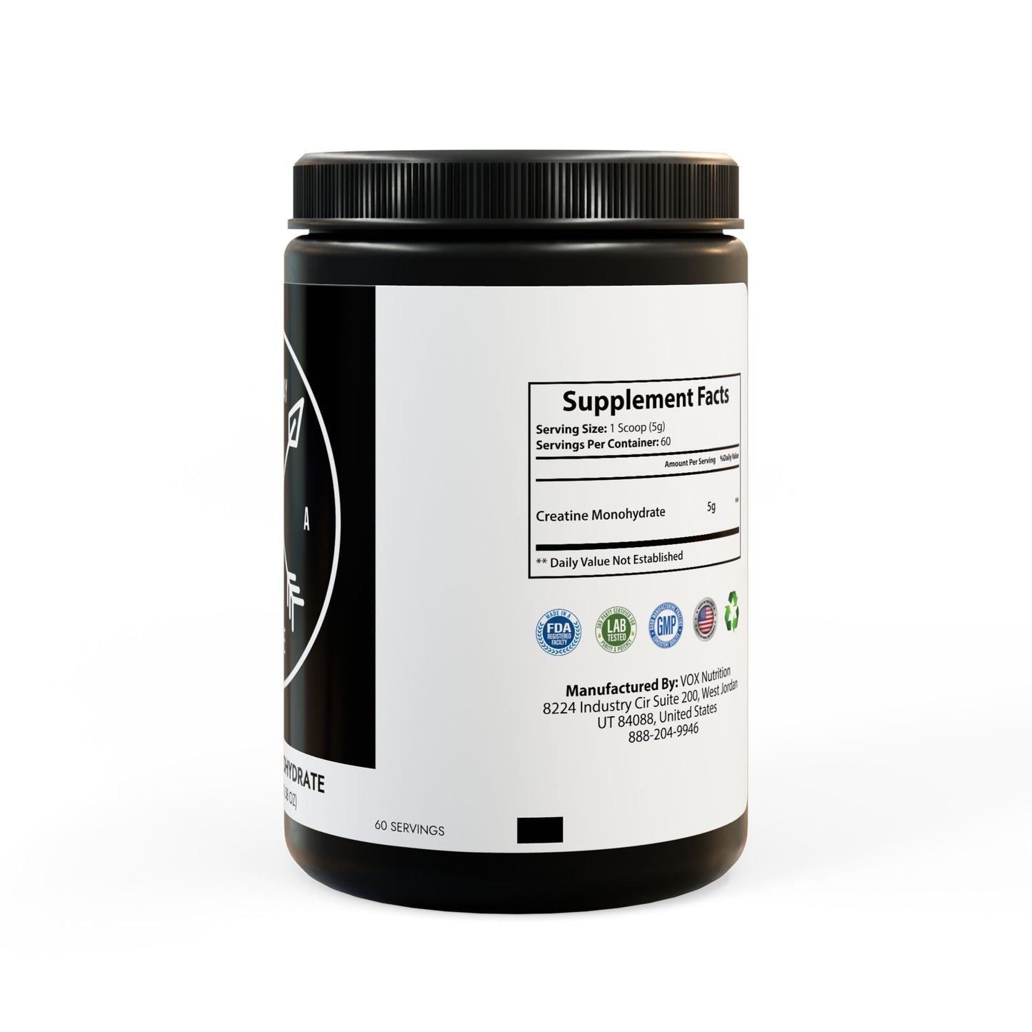 Creatine Monohydrate Supplement (300g, 10.58oz)