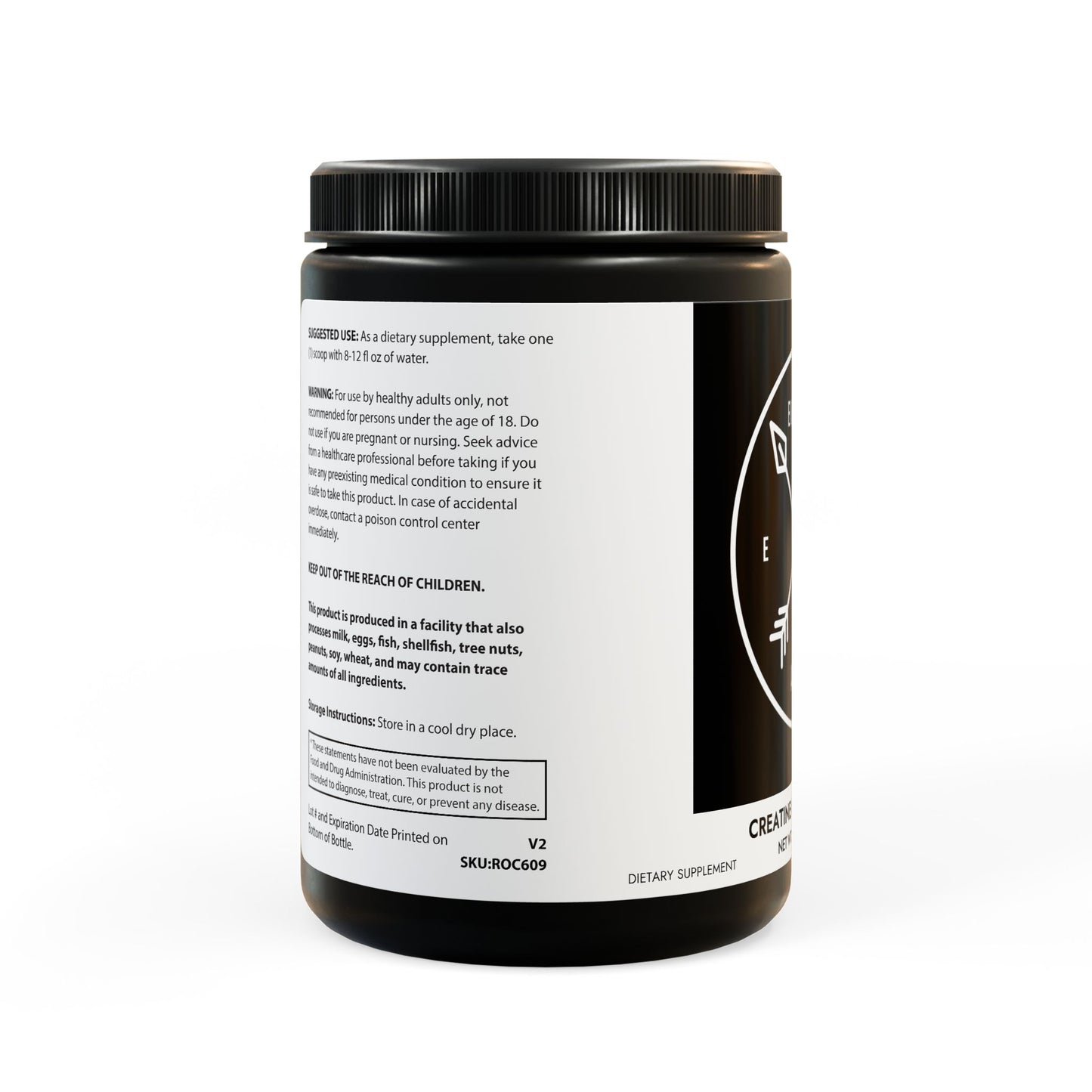 Creatine Monohydrate Supplement (300g, 10.58oz)