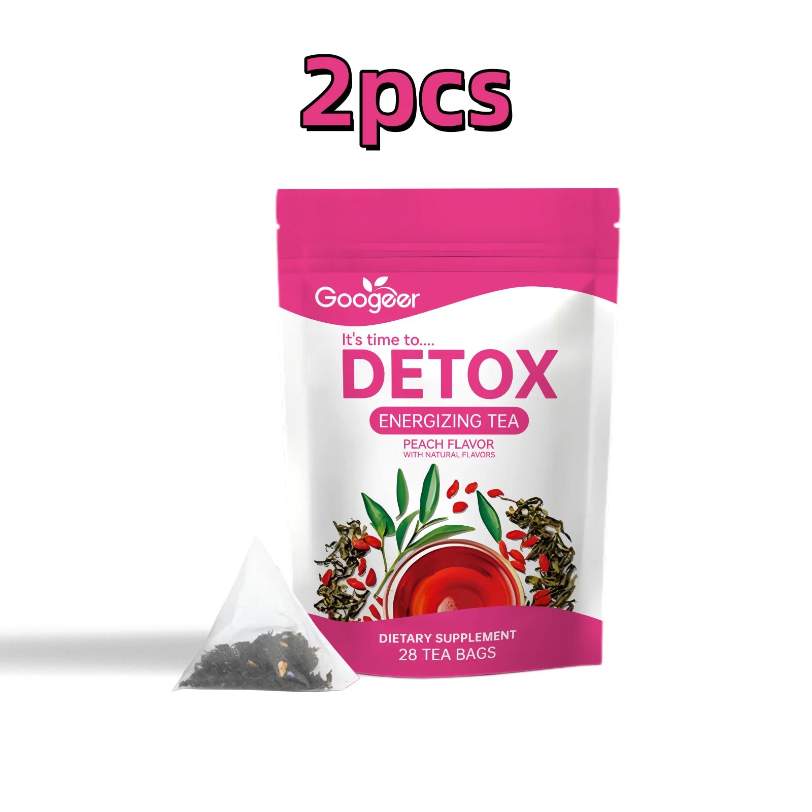 Herbal Detox Energizing Tea – 28 All-Natural Tea Bags