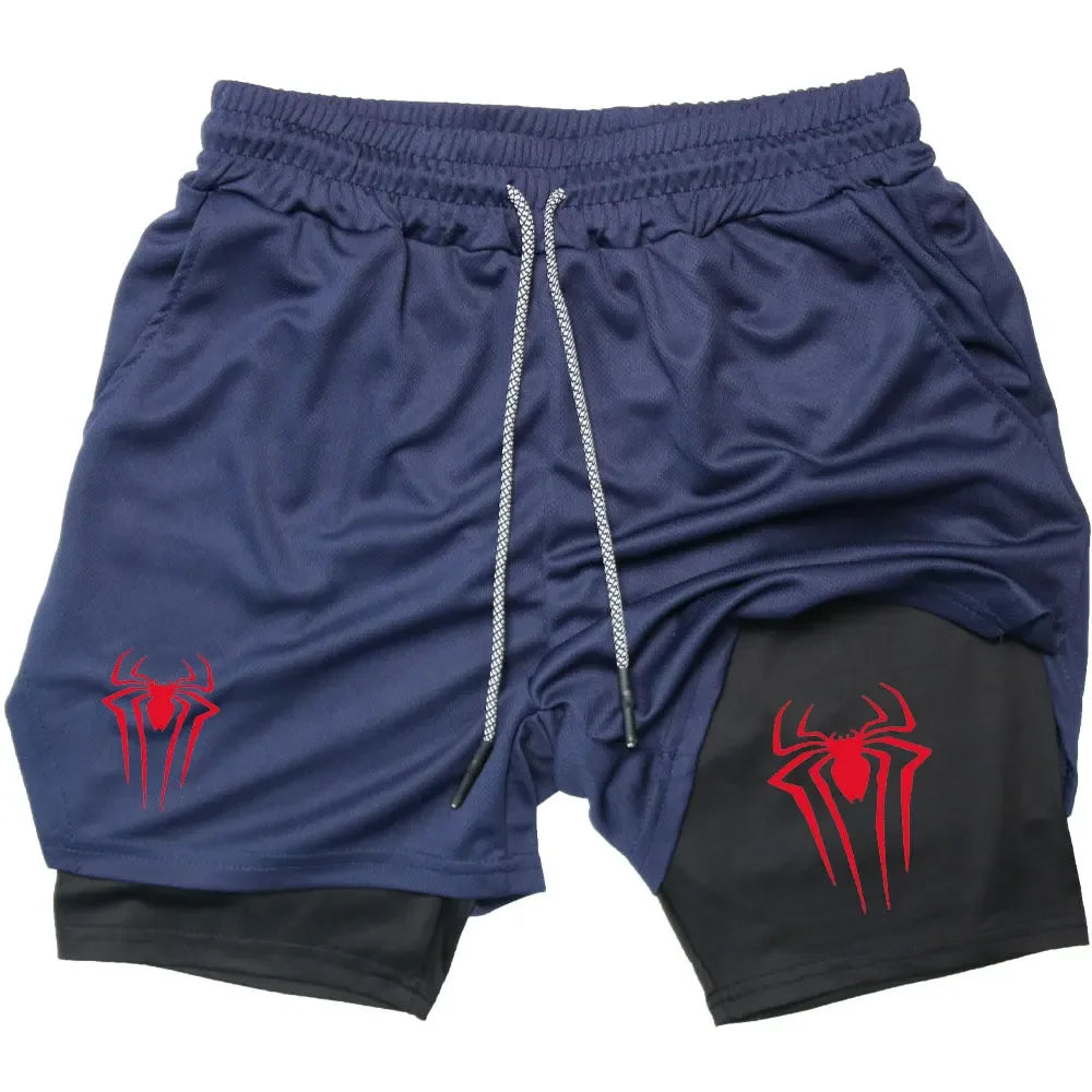 NeoWeb™ 2-in-1 Y2K Spider Compression Shorts