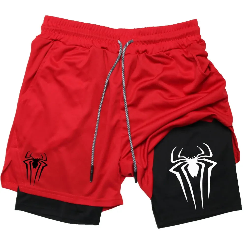 NeoWeb™ 2-in-1 Y2K Spider Compression Shorts