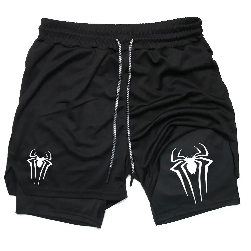 NeoWeb™ 2-in-1 Y2K Spider Compression Shorts