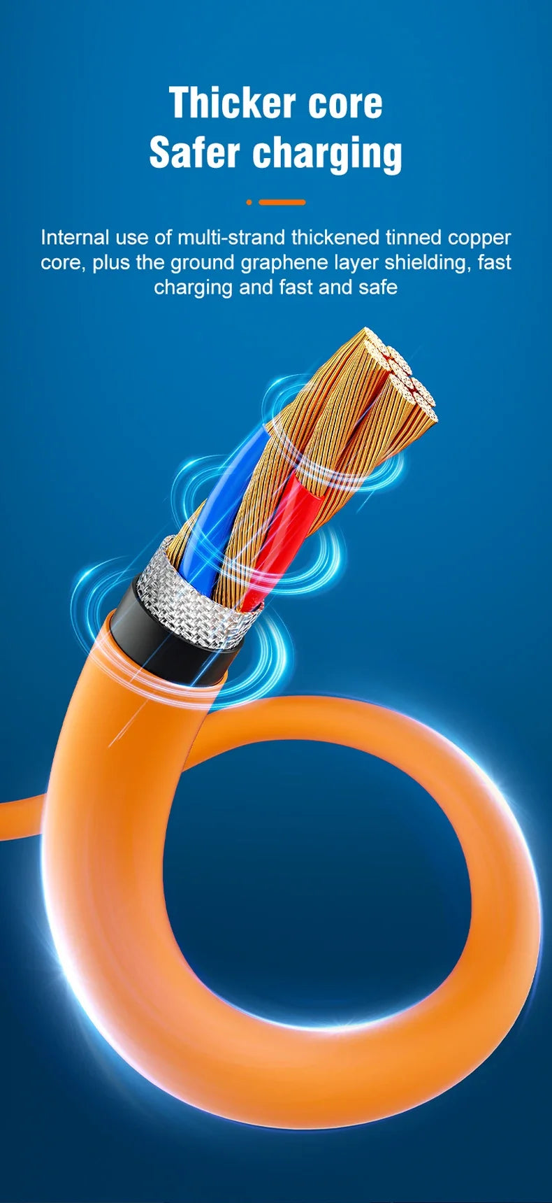 VoltFlex™ 4-in-1 PD Fast Charging Cable – 120W USB-C + iOS