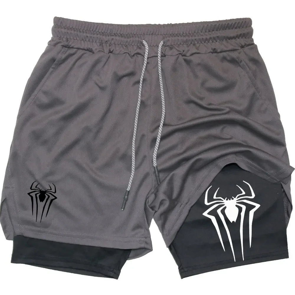 NeoWeb™ 2-in-1 Y2K Spider Compression Shorts