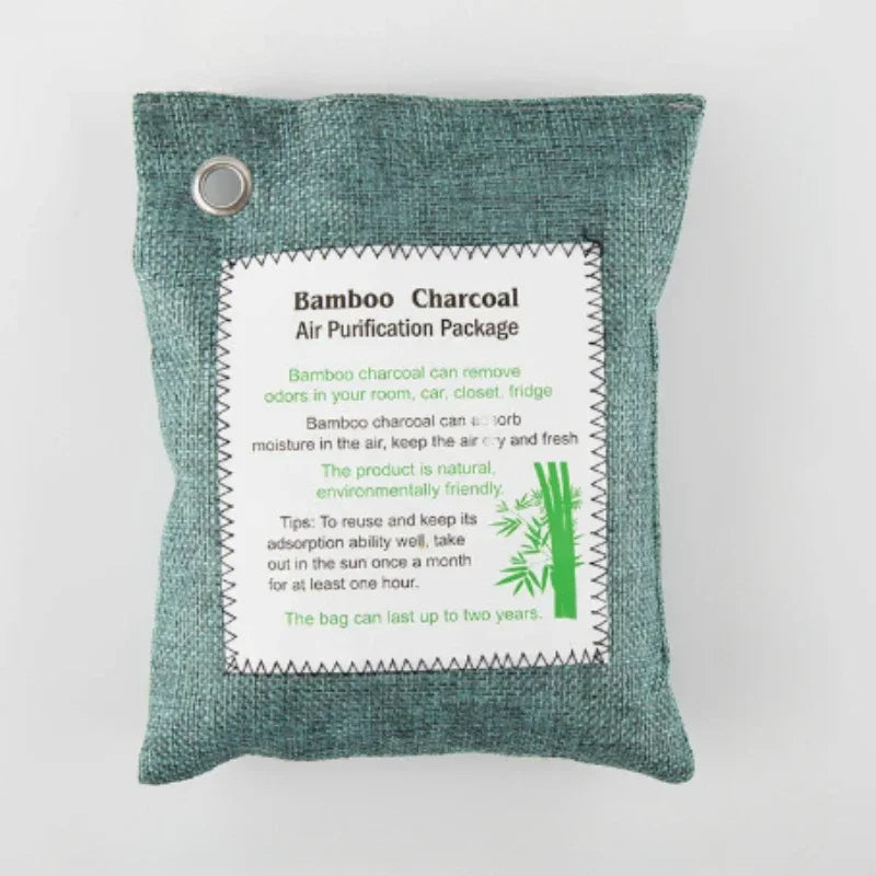 Bamboo Charcoal Air Purifying Bag – 200g Natural Odor Eliminator