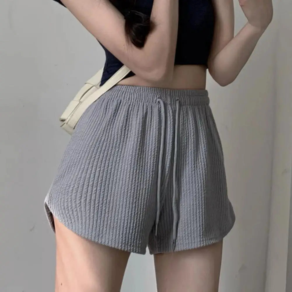 FlexLuxe™ High-Waist Lace-Up Sweat Shorts