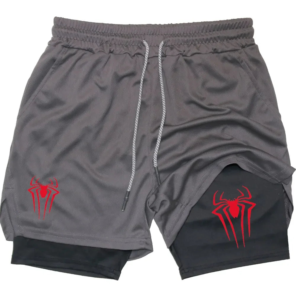 NeoWeb™ 2-in-1 Y2K Spider Compression Shorts