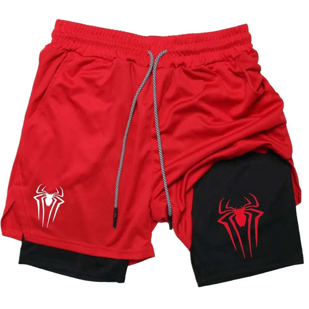 NeoWeb™ 2-in-1 Y2K Spider Compression Shorts
