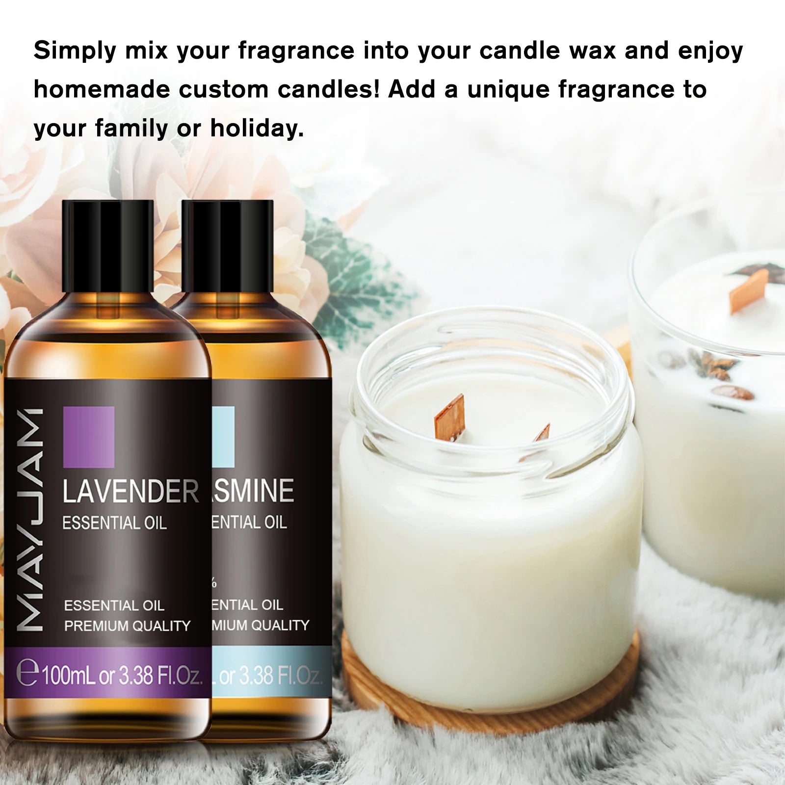 Pure Aroma Essential Oil 100ML – Natural Aromatherapy for Diffusers & Massage