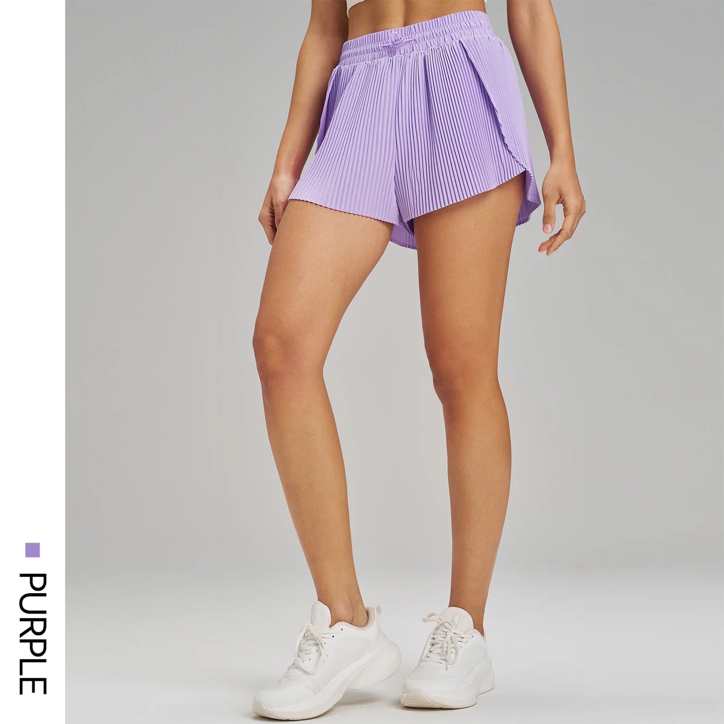 AirFlow™ Skirted Yoga Shorts – 2-in-1 Pleated Editio