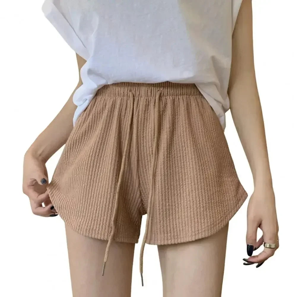 FlexLuxe™ High-Waist Lace-Up Sweat Shorts