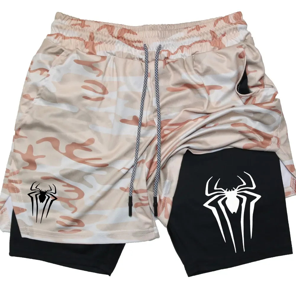 NeoWeb™ 2-in-1 Y2K Spider Compression Shorts