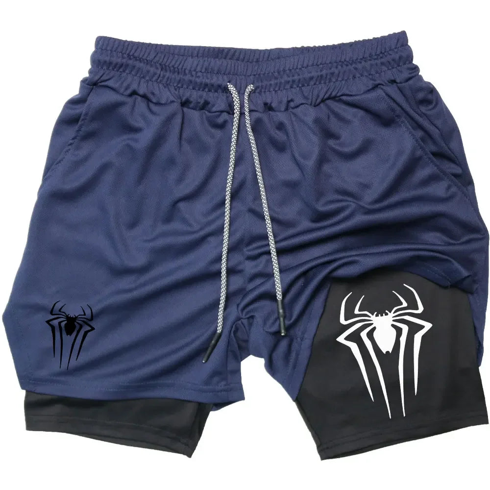 NeoWeb™ 2-in-1 Y2K Spider Compression Shorts