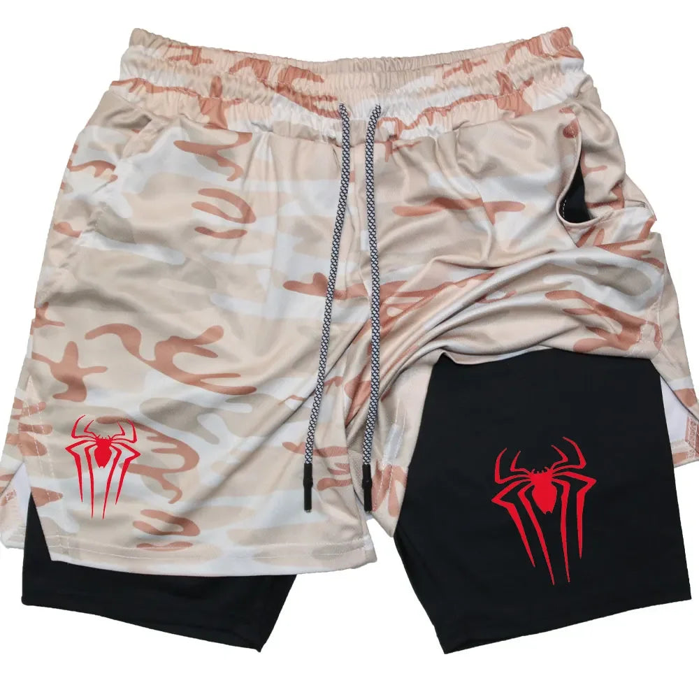 NeoWeb™ 2-in-1 Y2K Spider Compression Shorts