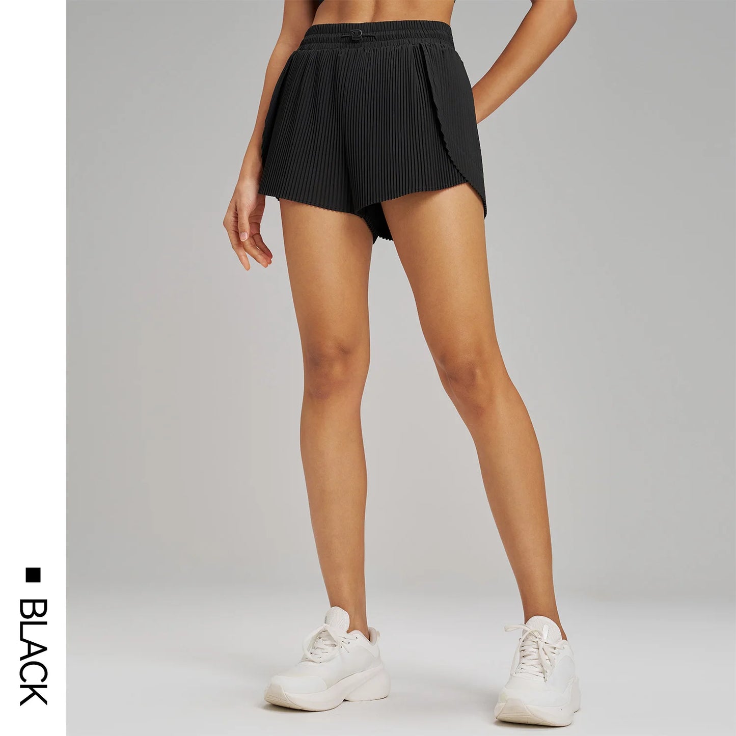AirFlow™ Skirted Yoga Shorts – 2-in-1 Pleated Editio