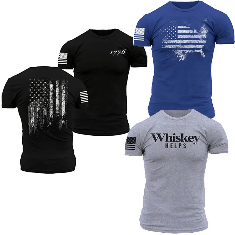 American Spirit 1776 Tee – Whiskey & Freedom Edition