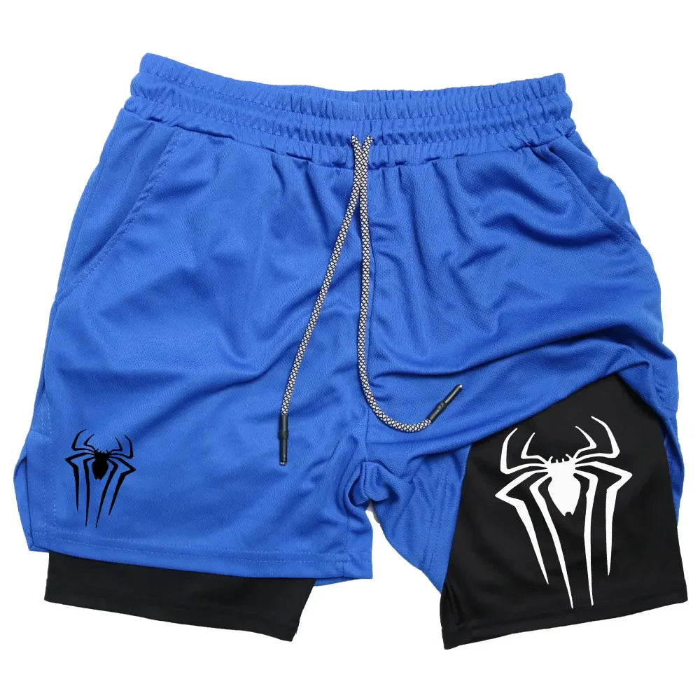 NeoWeb™ 2-in-1 Y2K Spider Compression Shorts