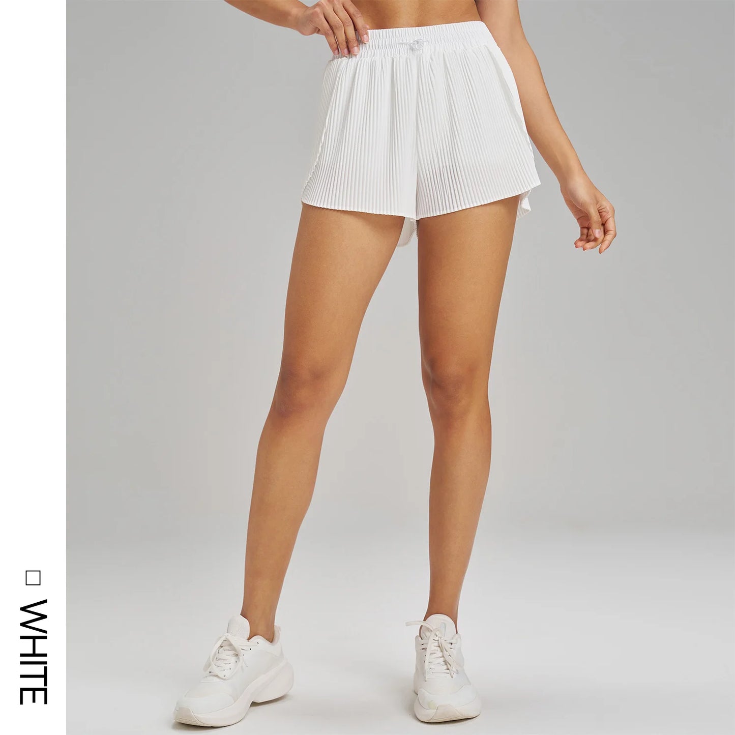 AirFlow™ Skirted Yoga Shorts – 2-in-1 Pleated Editio