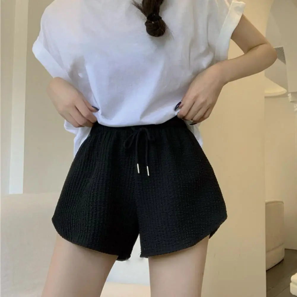 FlexLuxe™ High-Waist Lace-Up Sweat Shorts